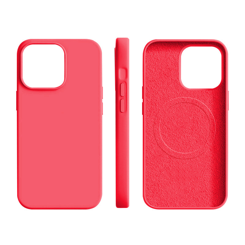 MagSafe Silicone case for iPhone 15 Pro Grape Fruit