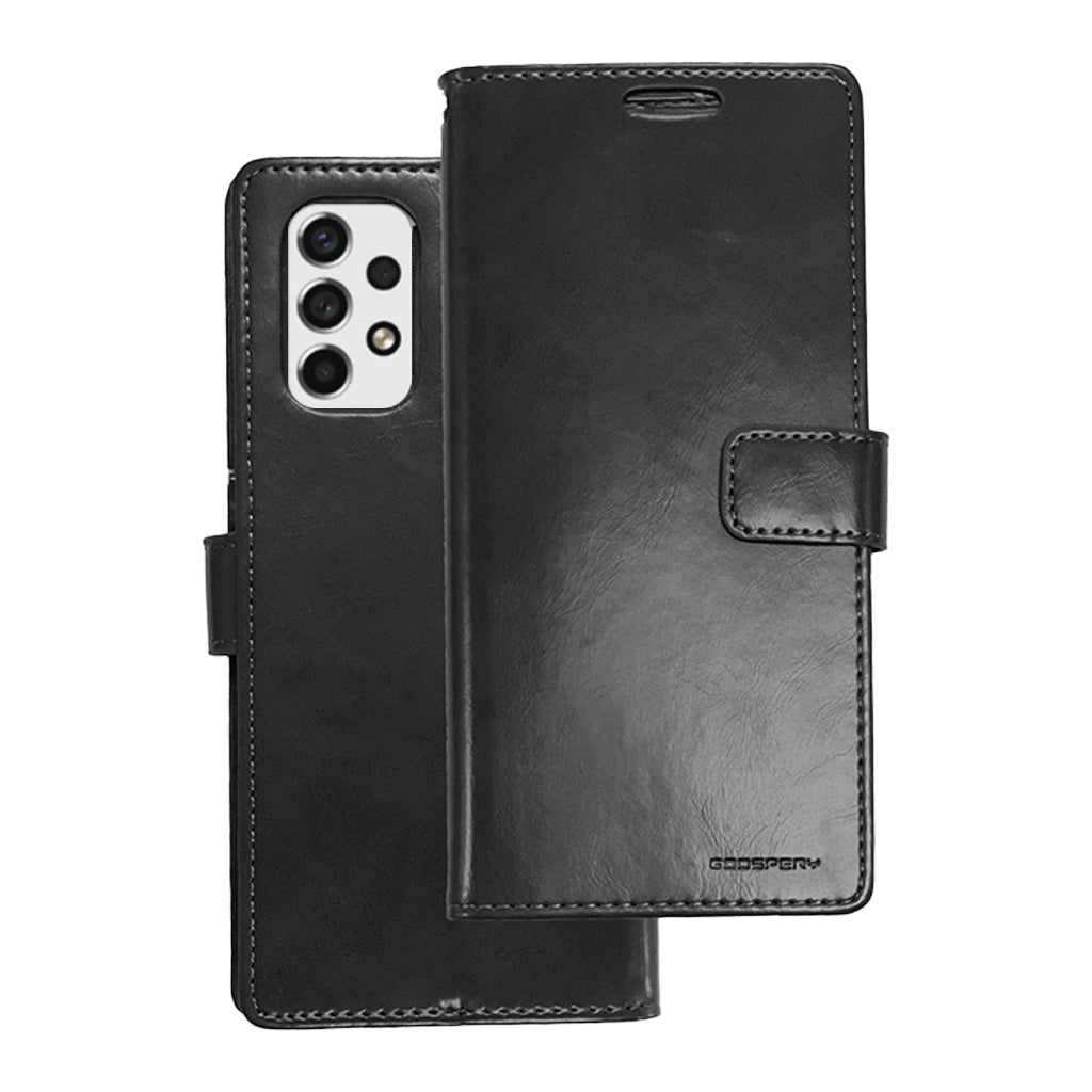 Bluemoon Wallet case for Samsung A53 5G black.