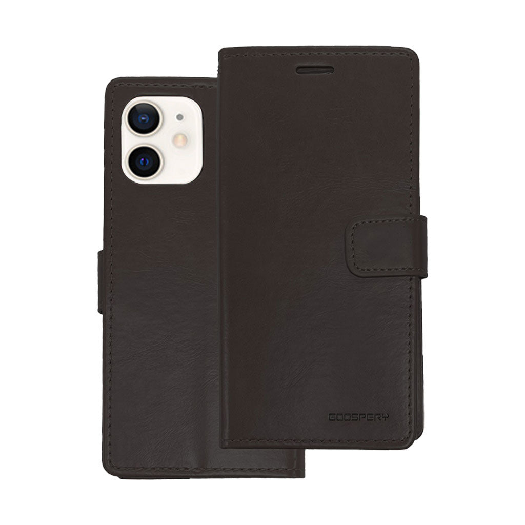 bluemoon wallet case for iPhone 12 Mini black.