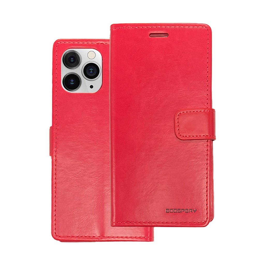 Bluemoon wallet case for iPhone 13 Pro Max Red.