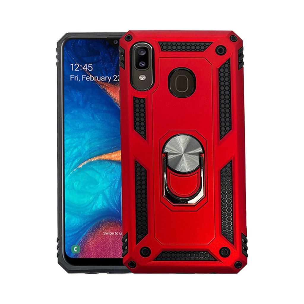 Samsung A20 red ring case