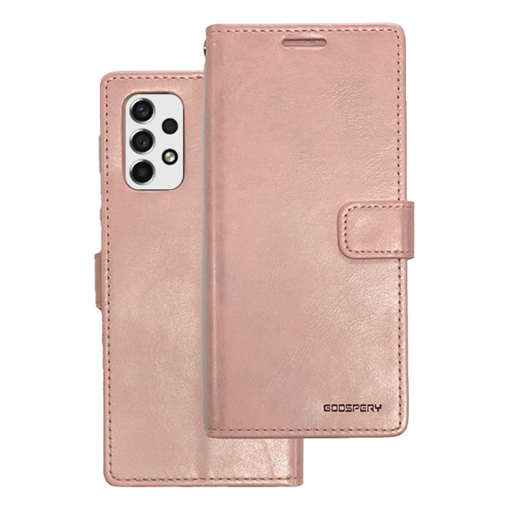 Bluemoon Wallet case for Samsung A53 5G Rose Gold.