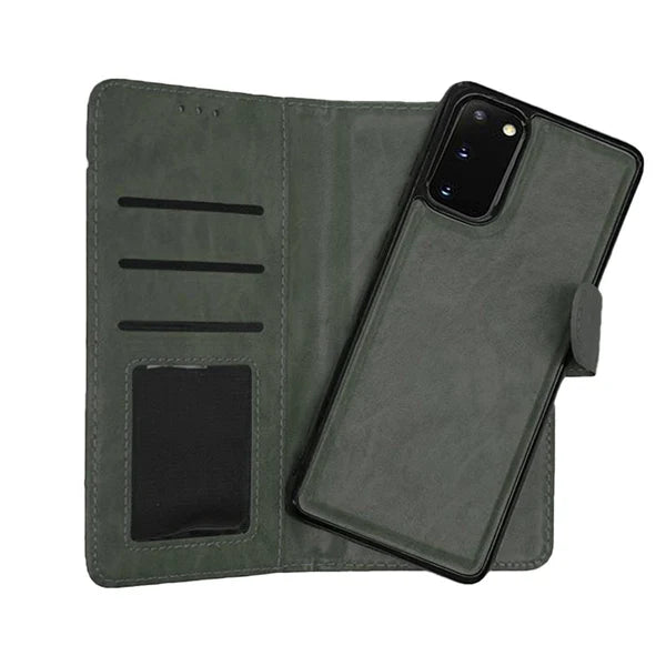 Magnetic two in one wallet for Samsung S22 Plus Black
