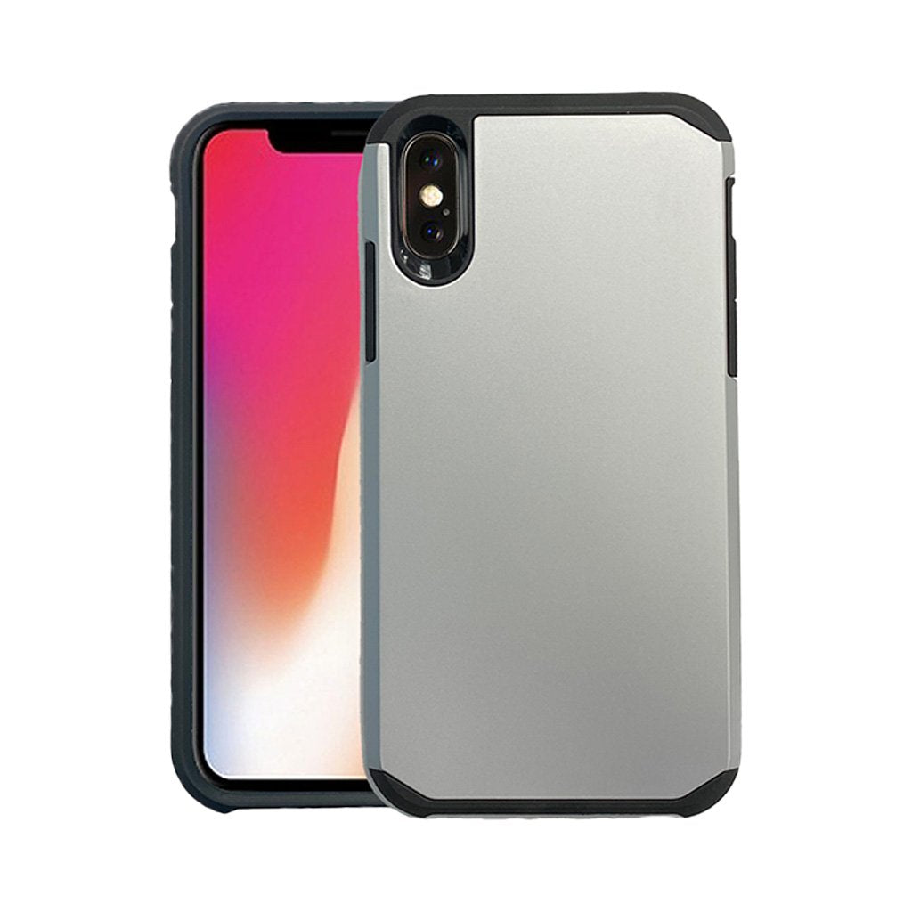 silver iPhone XR slim armour