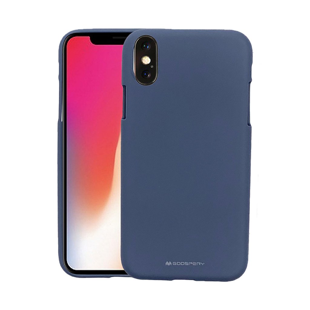Iphone X/XS apple soft feeling in navy blue