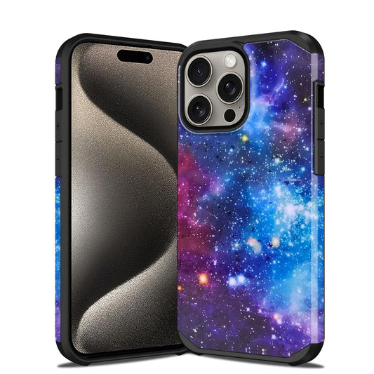 Slim armour Starry sky design for iPhone 15 Pro Max.