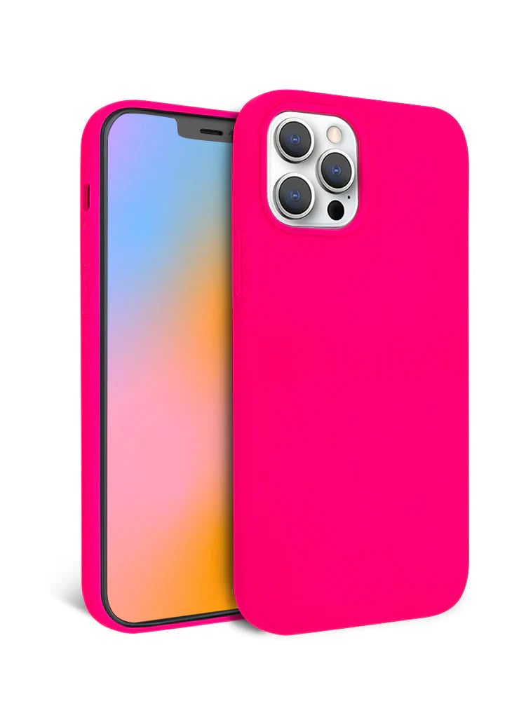 Silicone case for iPhone 11 Hot pink