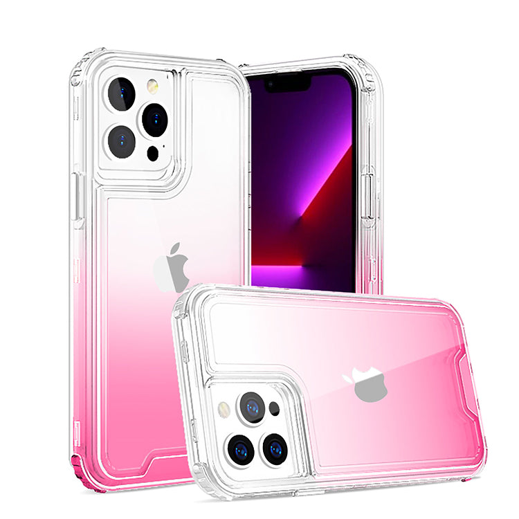 3pc Colourful combo case for iPhone 15 Pro Max Pink.