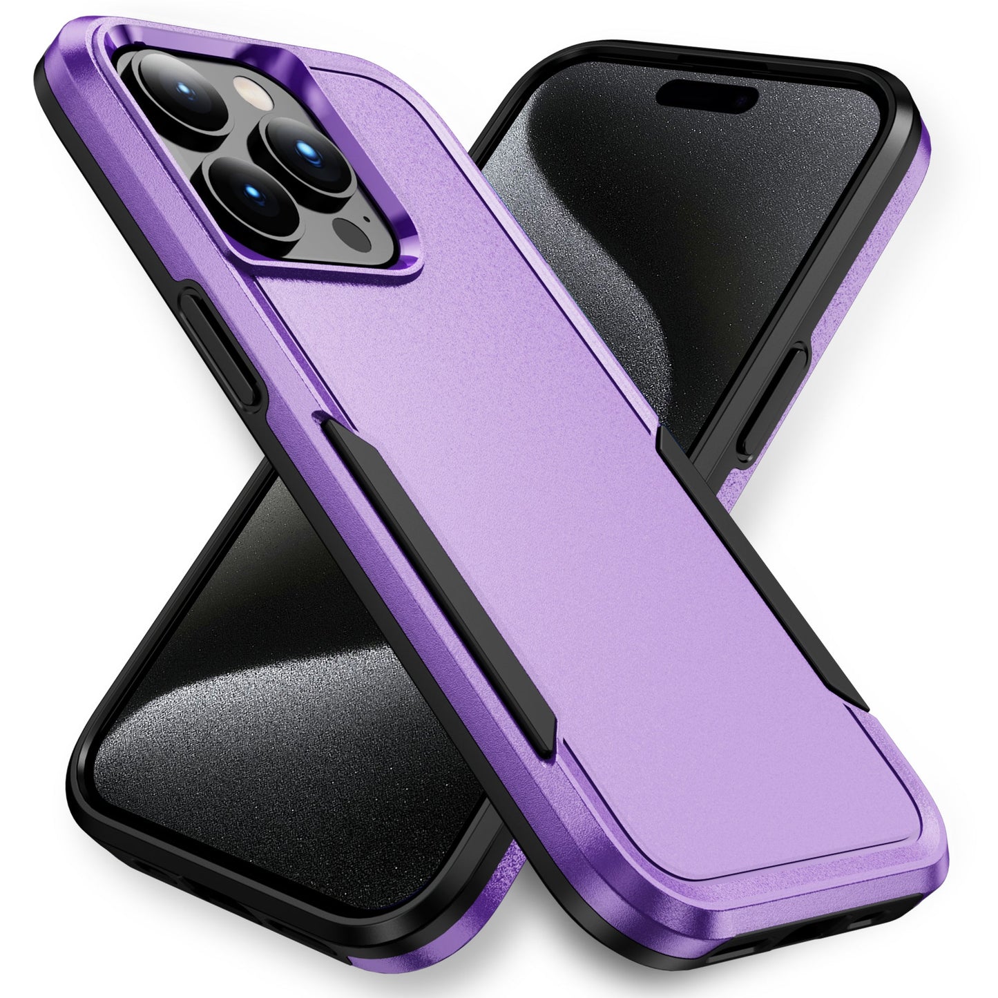 OCS hard case for iPhone 15 Pro Purple.