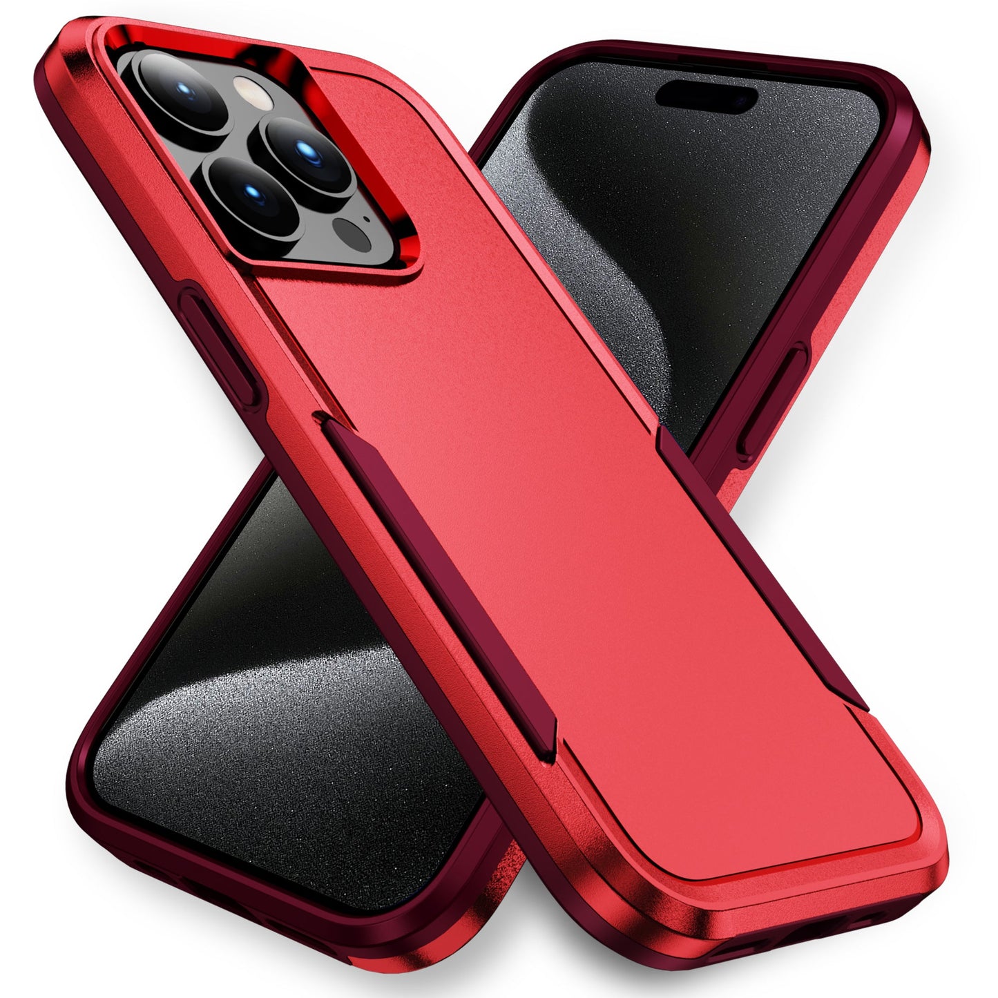 OCS hard case for iPhone 15 Pro Max Red.