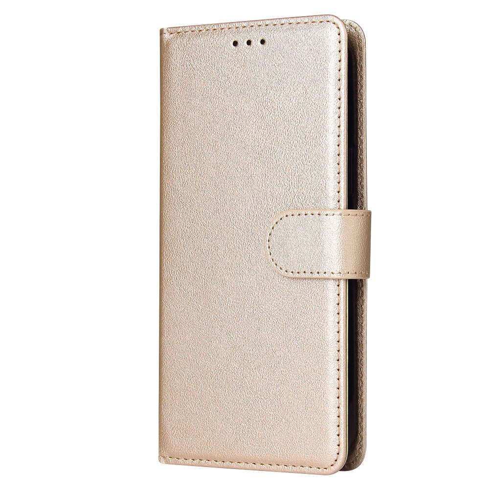 Leather wallet for Samsung A14 Rose Gold.