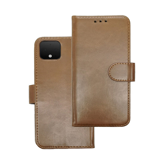 Pixel 4 Leather brown wallet