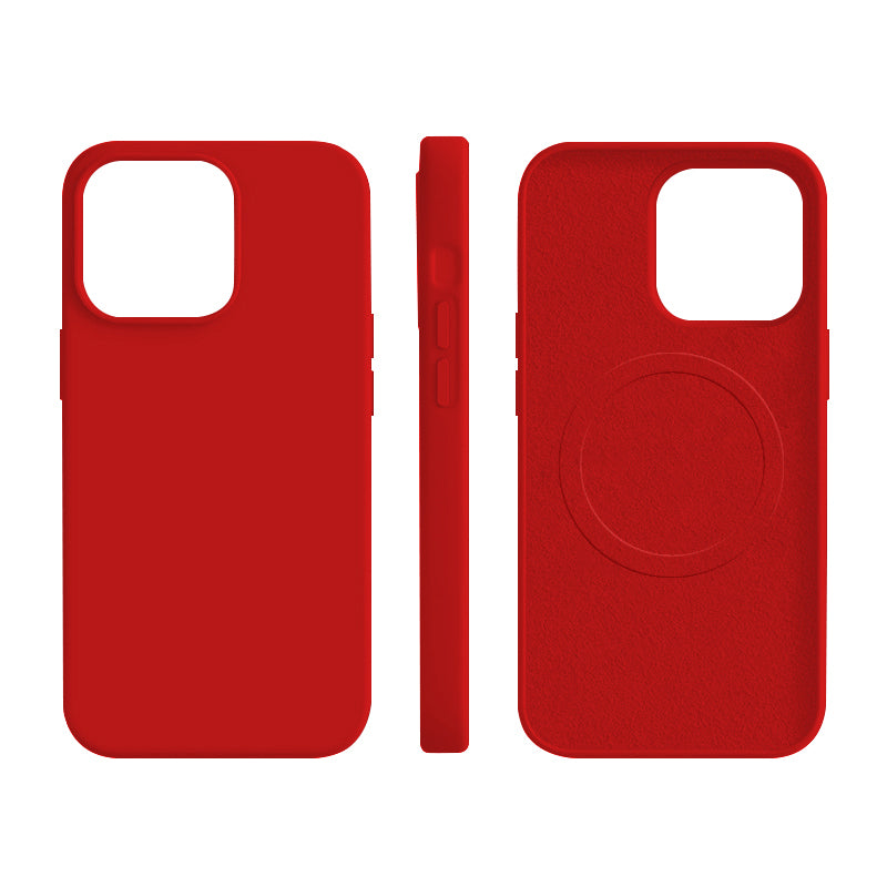 MagSafe Silicone case for iPhone 15 Pro Red