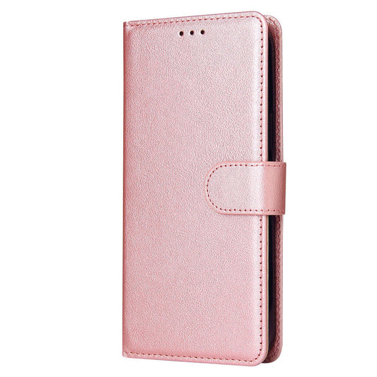 Leather wallet for Samsung S22 Plus Pink.