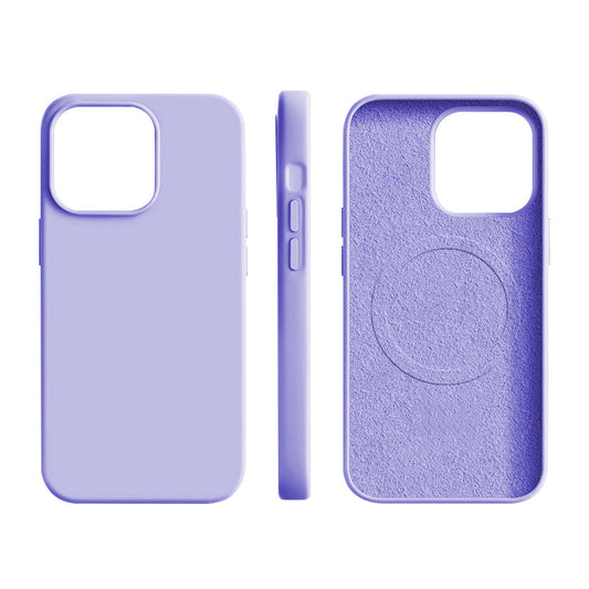 MagSafe Silicone case for iPhone 15/14/13 Purple