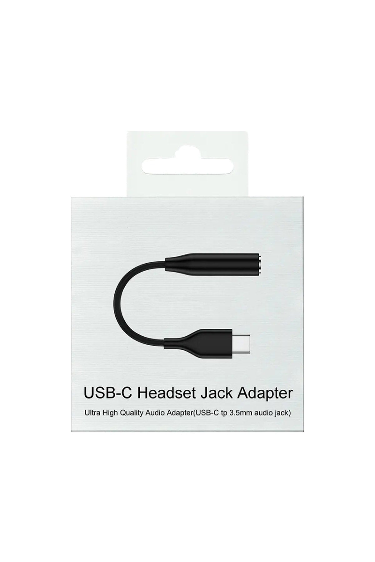 Type C to 3.5 Jack Connector Black (Android)