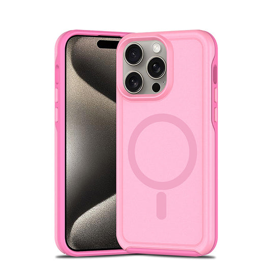 Magsafe Armour Case for iPhone 13 Pro Max Pink.