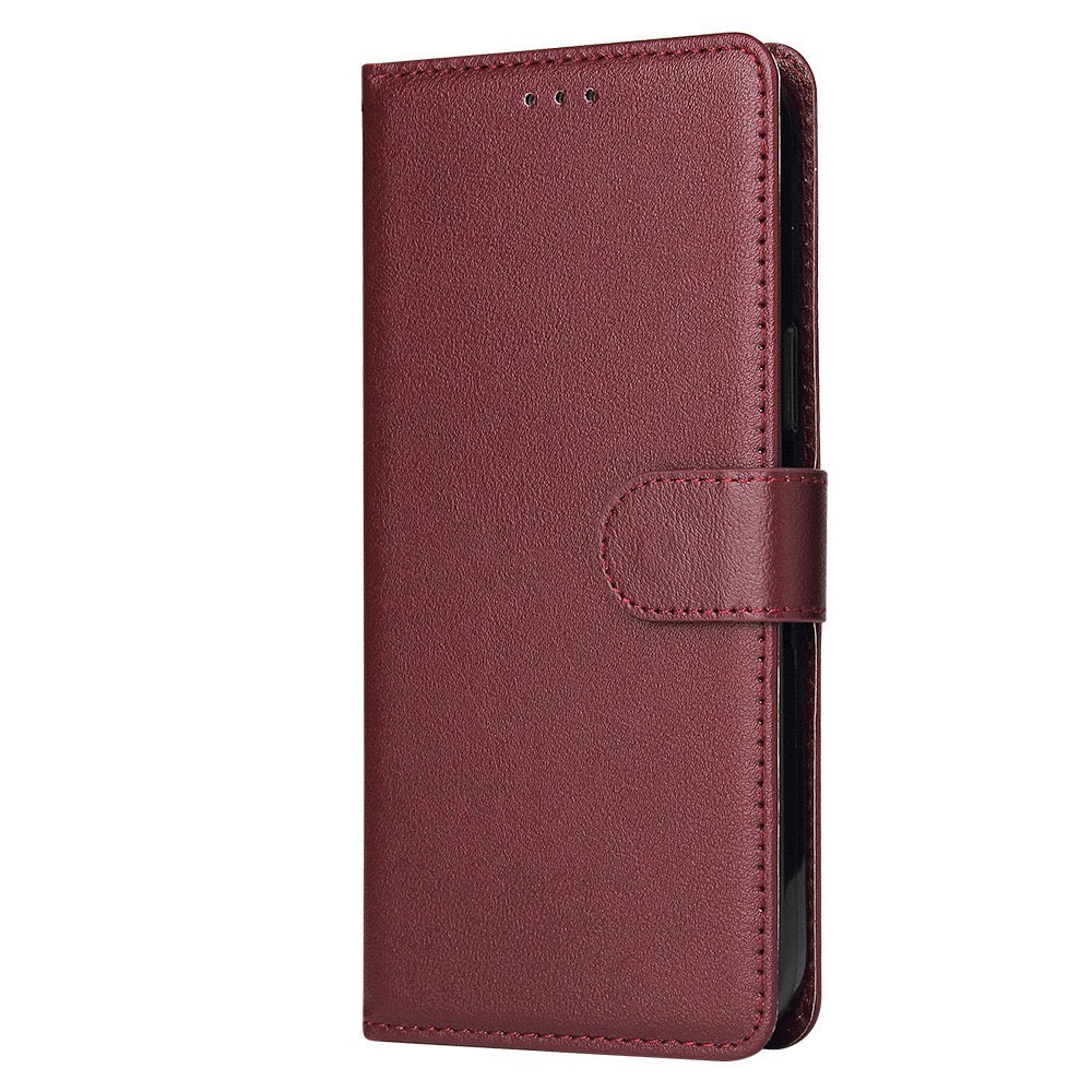 Leather wallet for Samsung S9 Wine.