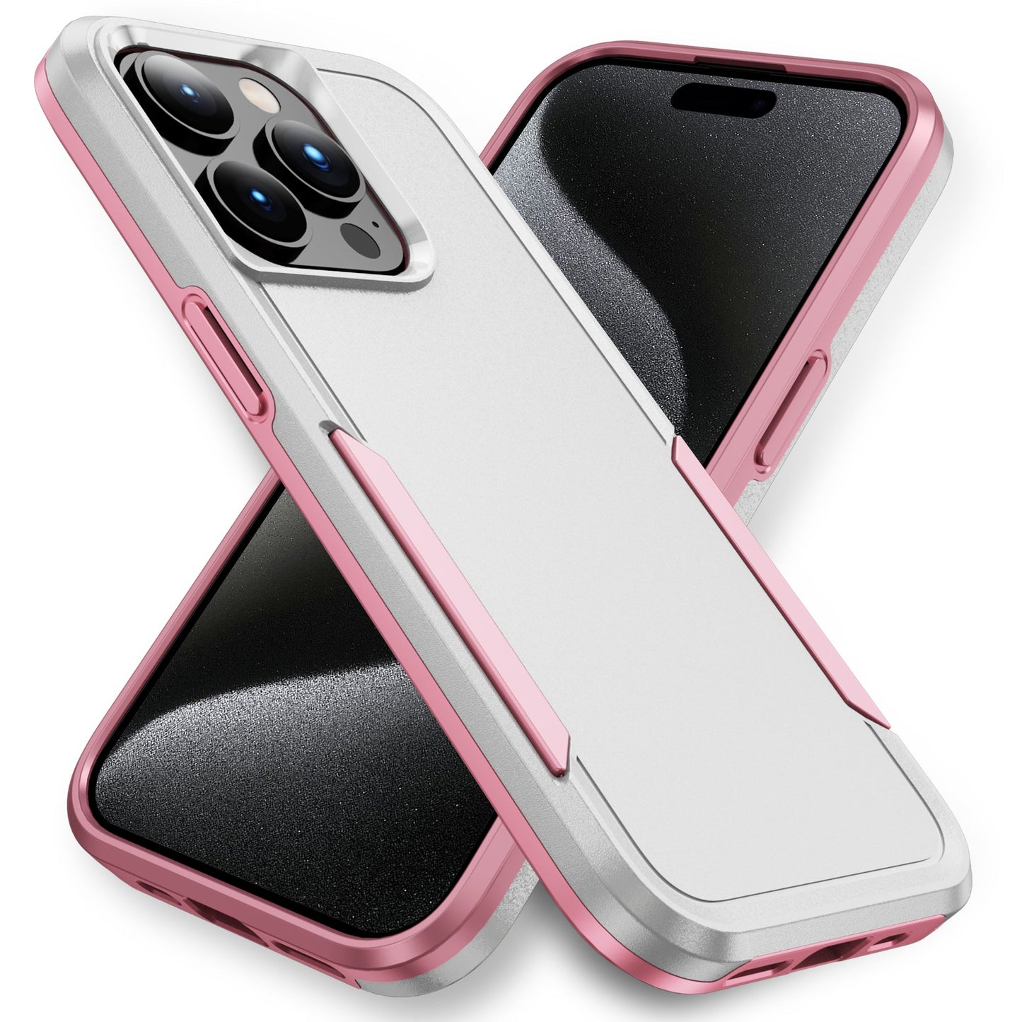 OCS hard case for iPhone 15 Pro White.