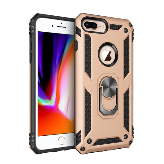 Anti drop metal ring case for iPhone 7 Plus/8 Plus Gold