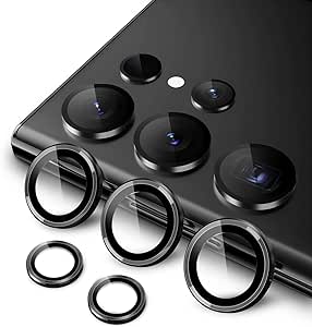 Camera ring protector for S23 Ultra Black.