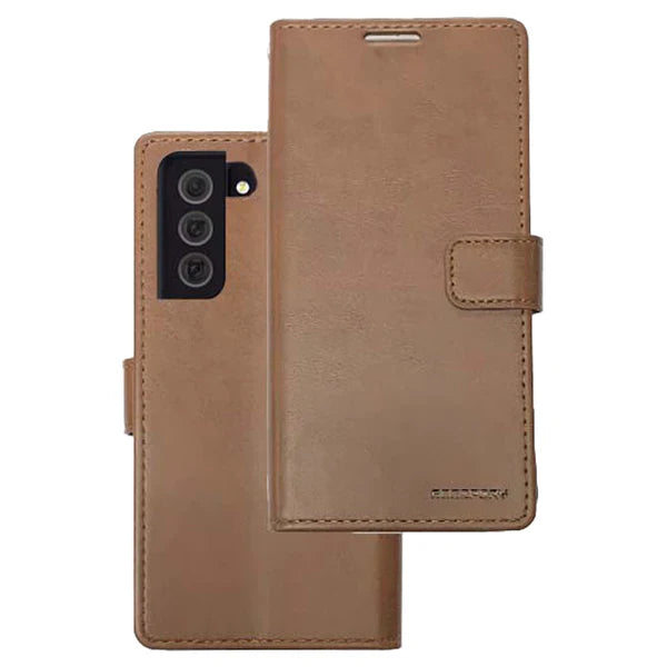 Bluemoon Wallet case for Samsung S23 Plus Brown.