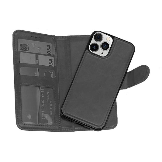 black Iphone 12 pro max magnetic wallet