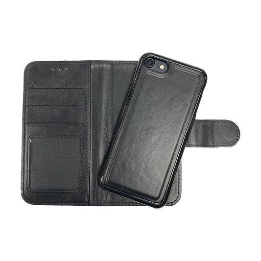 Black Iphone 7Plus/8 Plus magnetic wallet