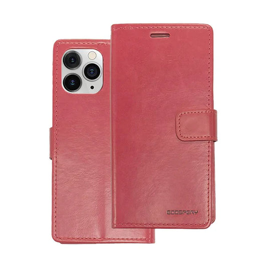Bluemoon wallet case for iPhone 14 Pro Max Wine.