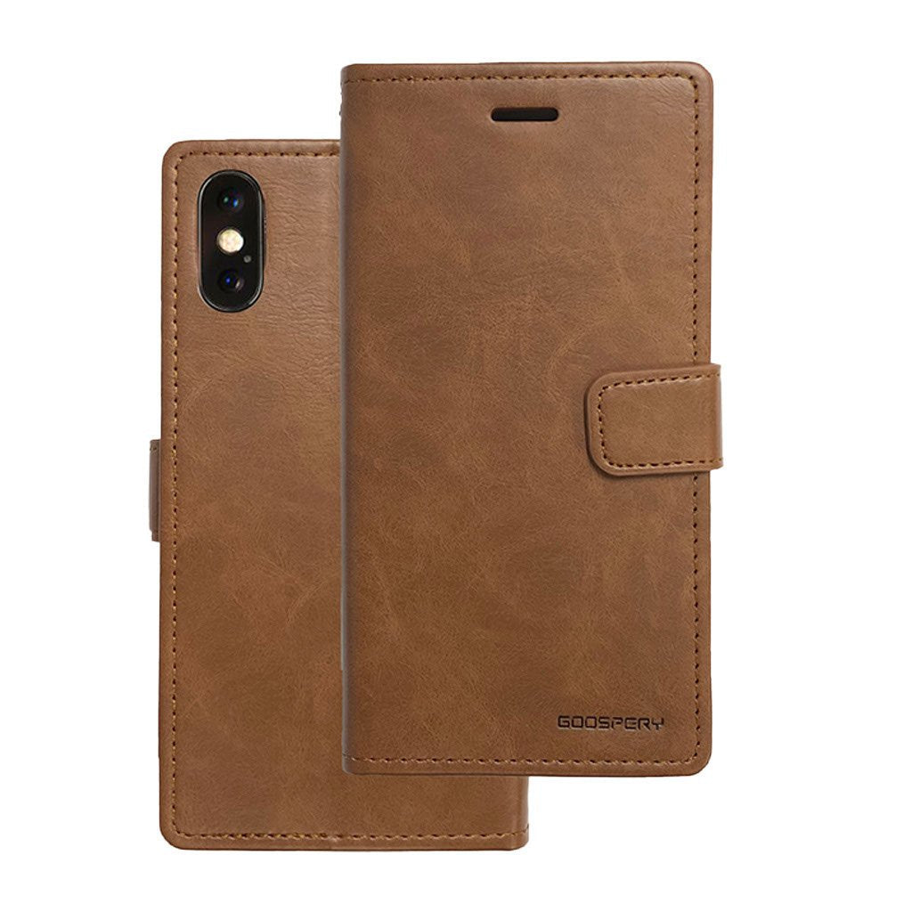 iPhone XR Bluemoon brown wallet