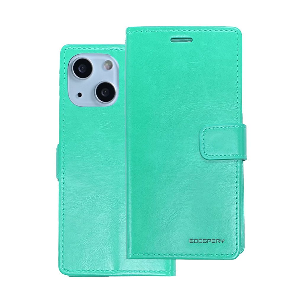 iPhone 13 Mini bluemoon teal wallet