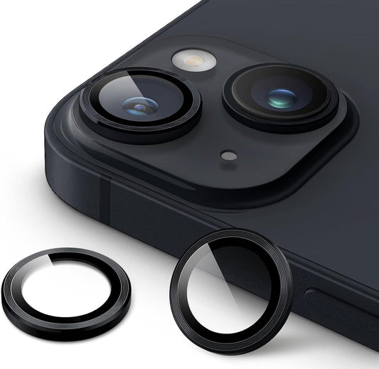 Camera ring protector for iPhone 14/14 Plus Black.