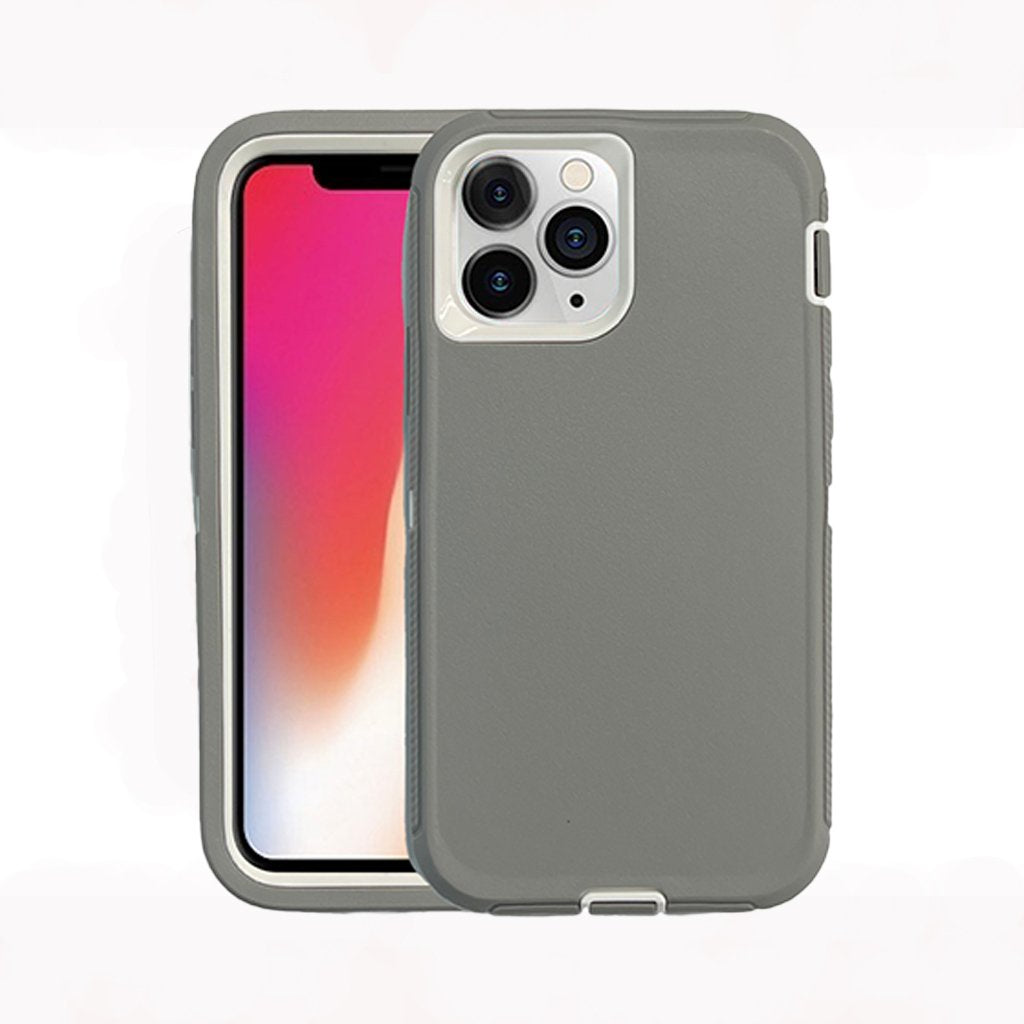 Iphone 11 pro max light grey defender AM