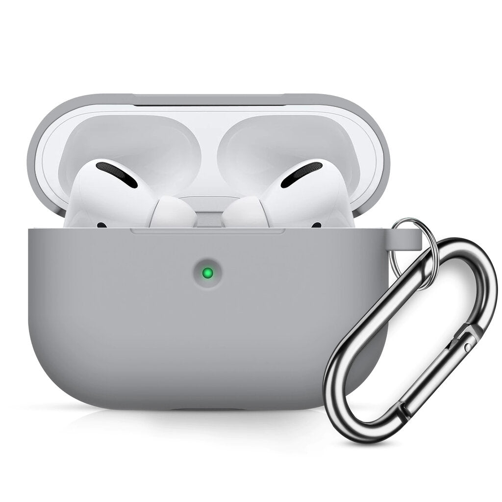 Silicone case for Airpods Pro 1st Gen / 2nd Gen Grey.