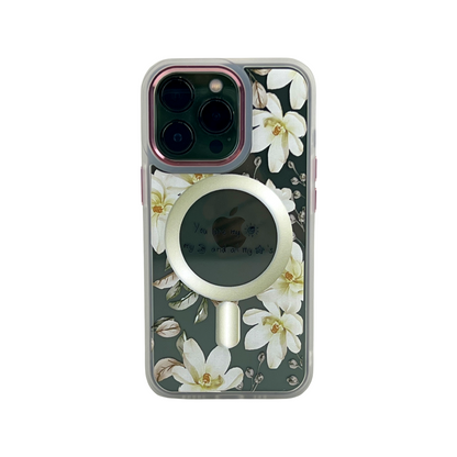 Floral Magsafe Case for iPhone 12/12 Pro Orchid