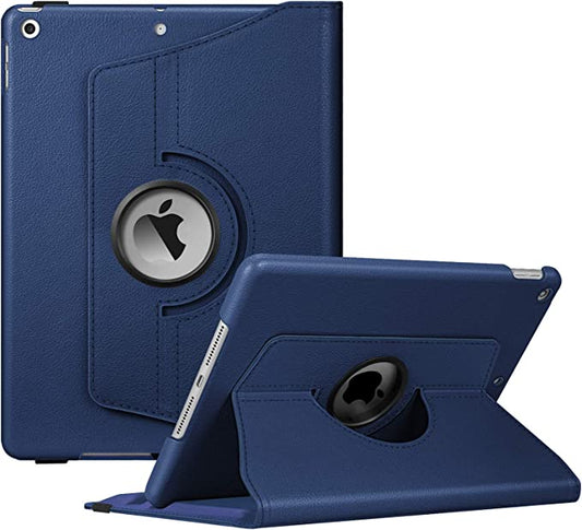 iRTC 360 rotatory case for iPad 10th Gen (10.9) Navy Blue.