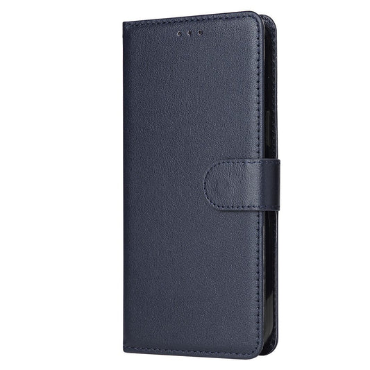 Leather wallet case for Pixel 8 Navy.