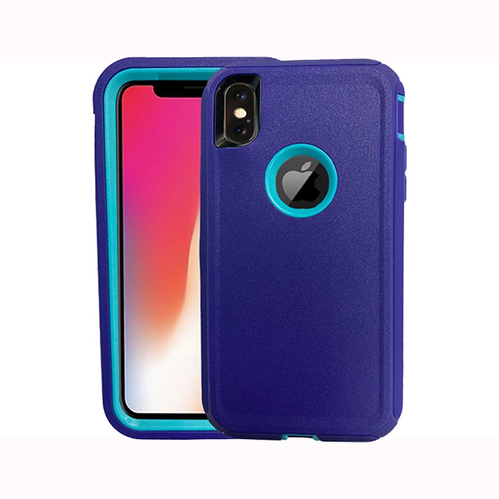 iPhone X/XS Max navy blue defender AM