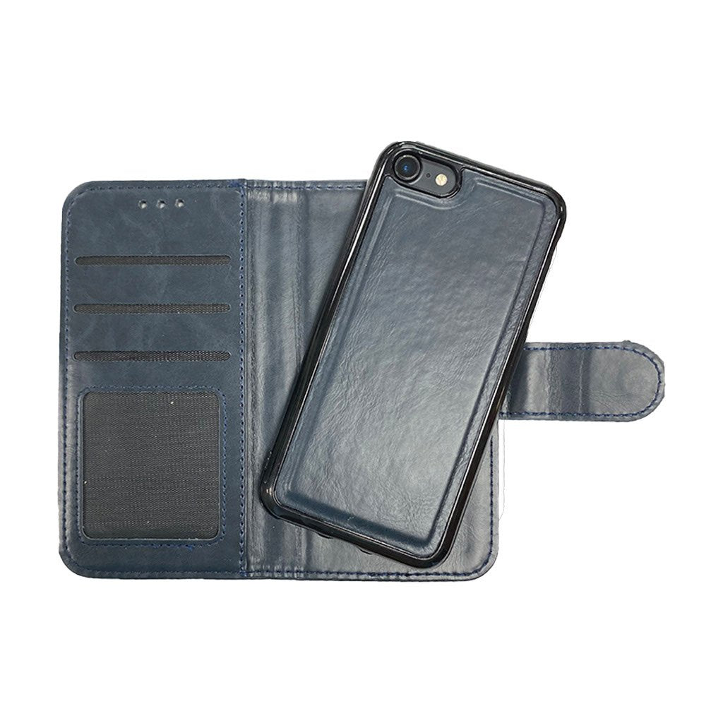 Navy Iphone 7Plus/8 Plus magnetic wallet