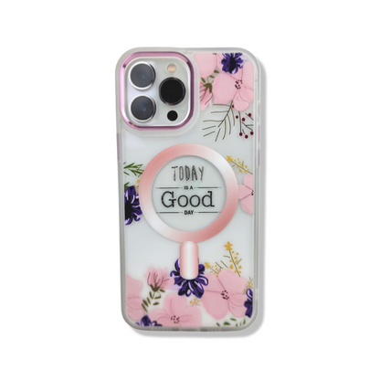 Floral Magsafe Case for iPhone 13 Pro Max Good Day