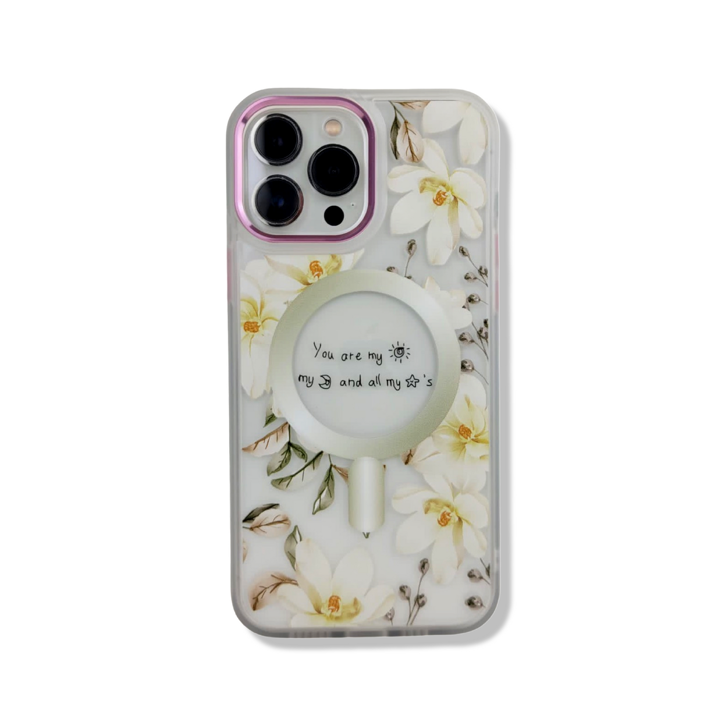 Floral Magsafe Case for iPhone 12/12 Pro Orchid