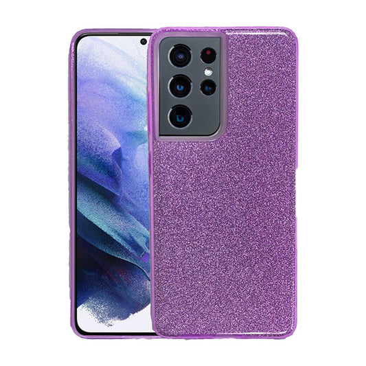 Samsung s21 Ultra sparkly case purple