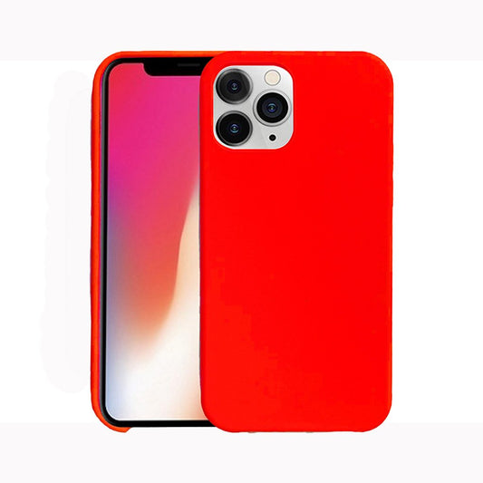 Silicone case for iPhone 13 Pro Max red.