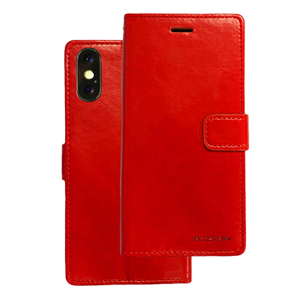 iPhone XR Bluemoon red wallet