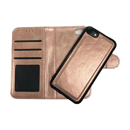 rose gold iPhone 7Plus/8 Plus magnetic wallet