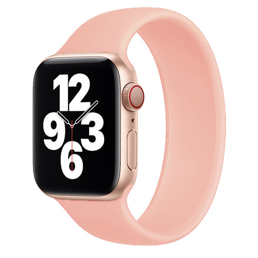 Round Silicon iWatch Band 38/40/41 mm Sand Pink