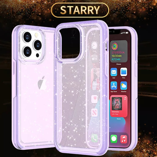 Starry Sky Case for iPhone 13 Pro Violet