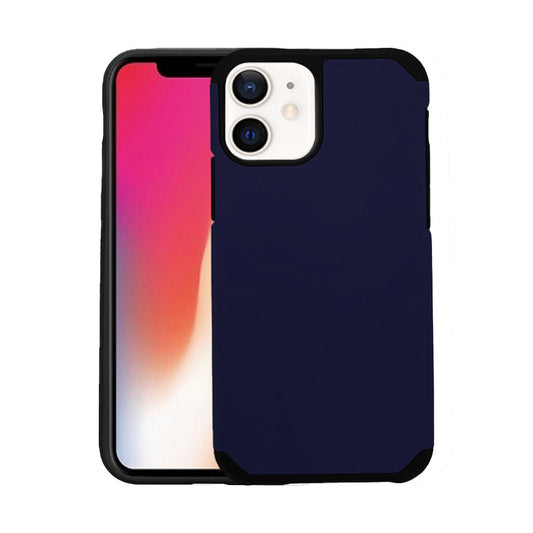 Classic slim armour case for iPhone 12 Mini navy.