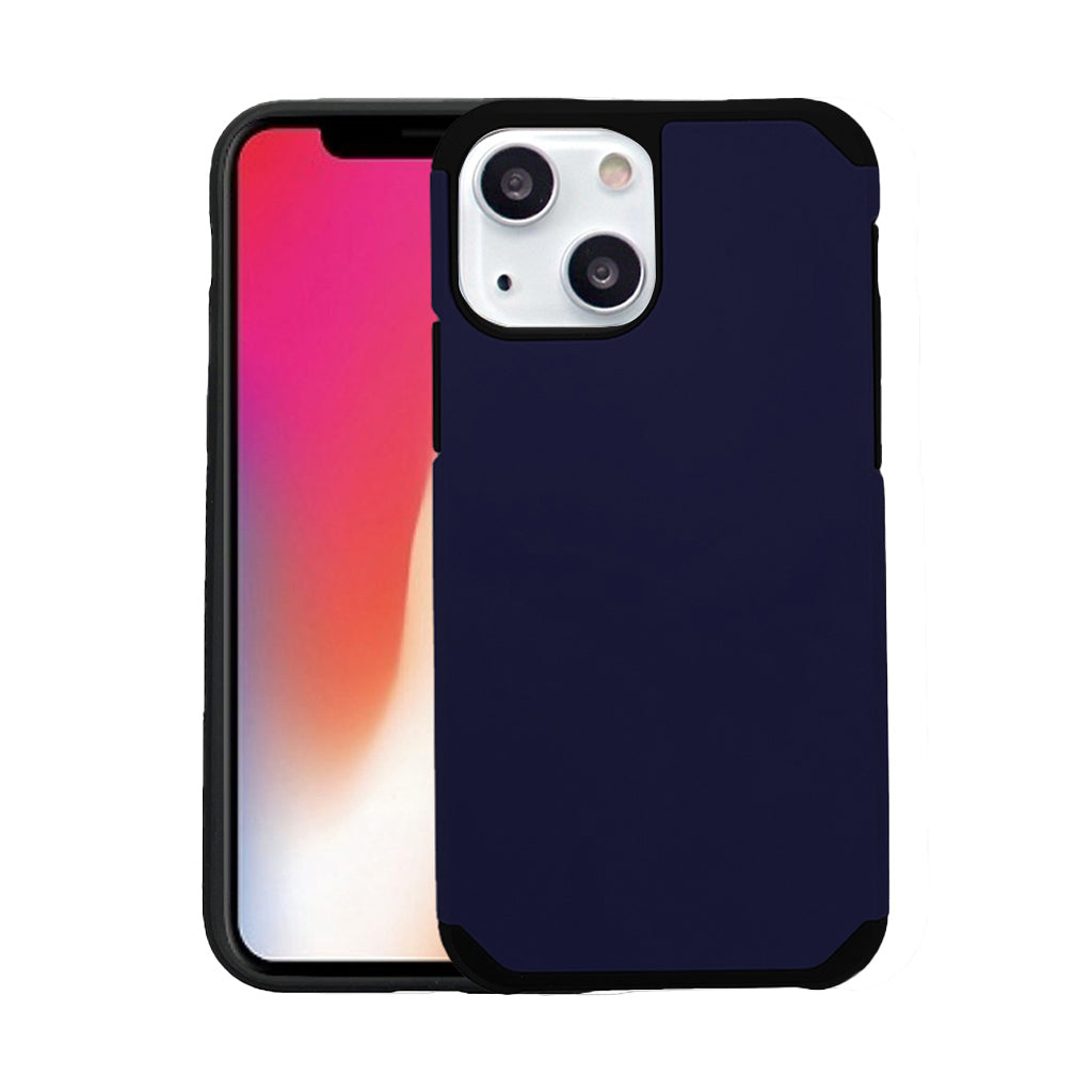 Classic Slim Armour Case for iPhone 15 Plus Navy Blue.