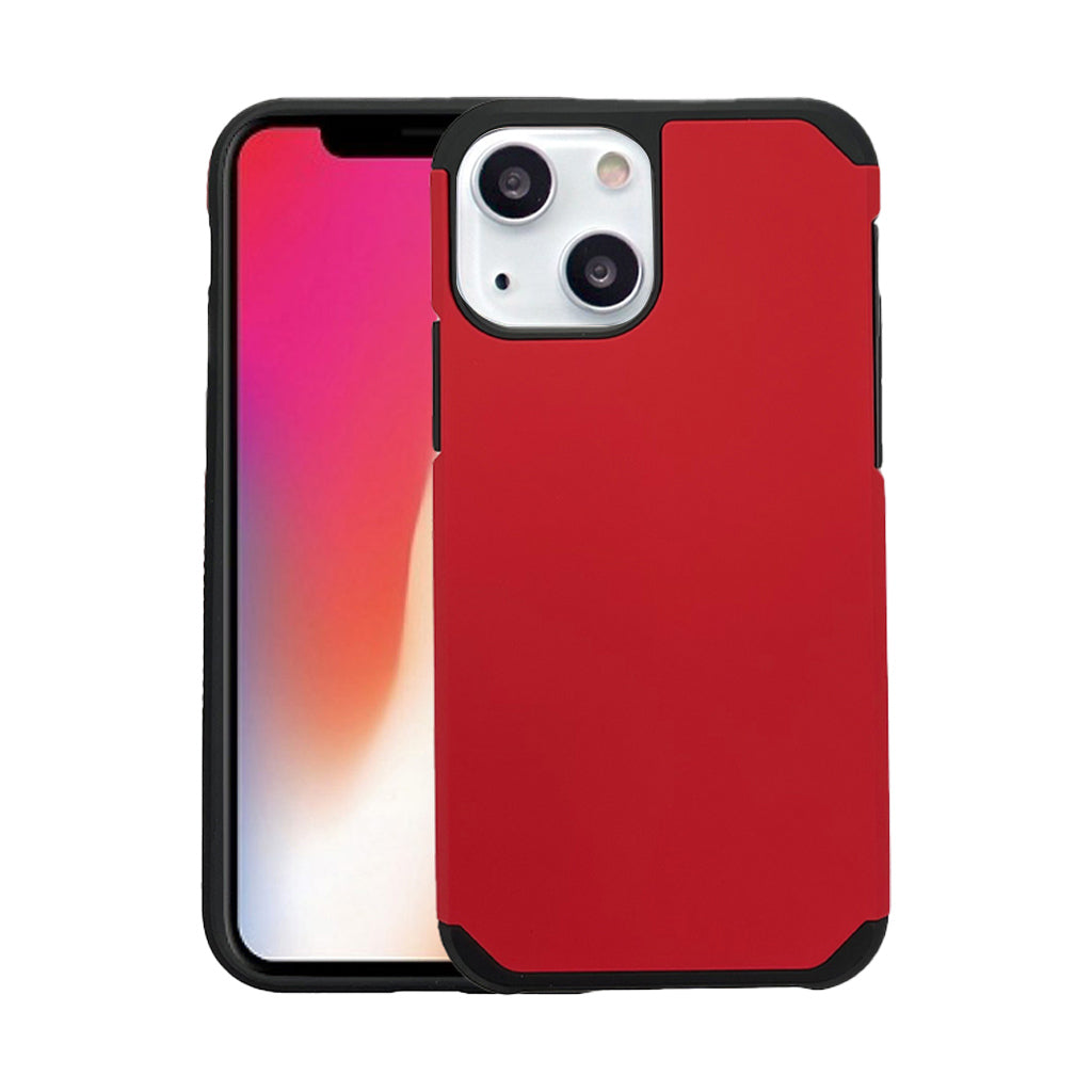 Classic Slim Armour Case for iPhone 15 Red.